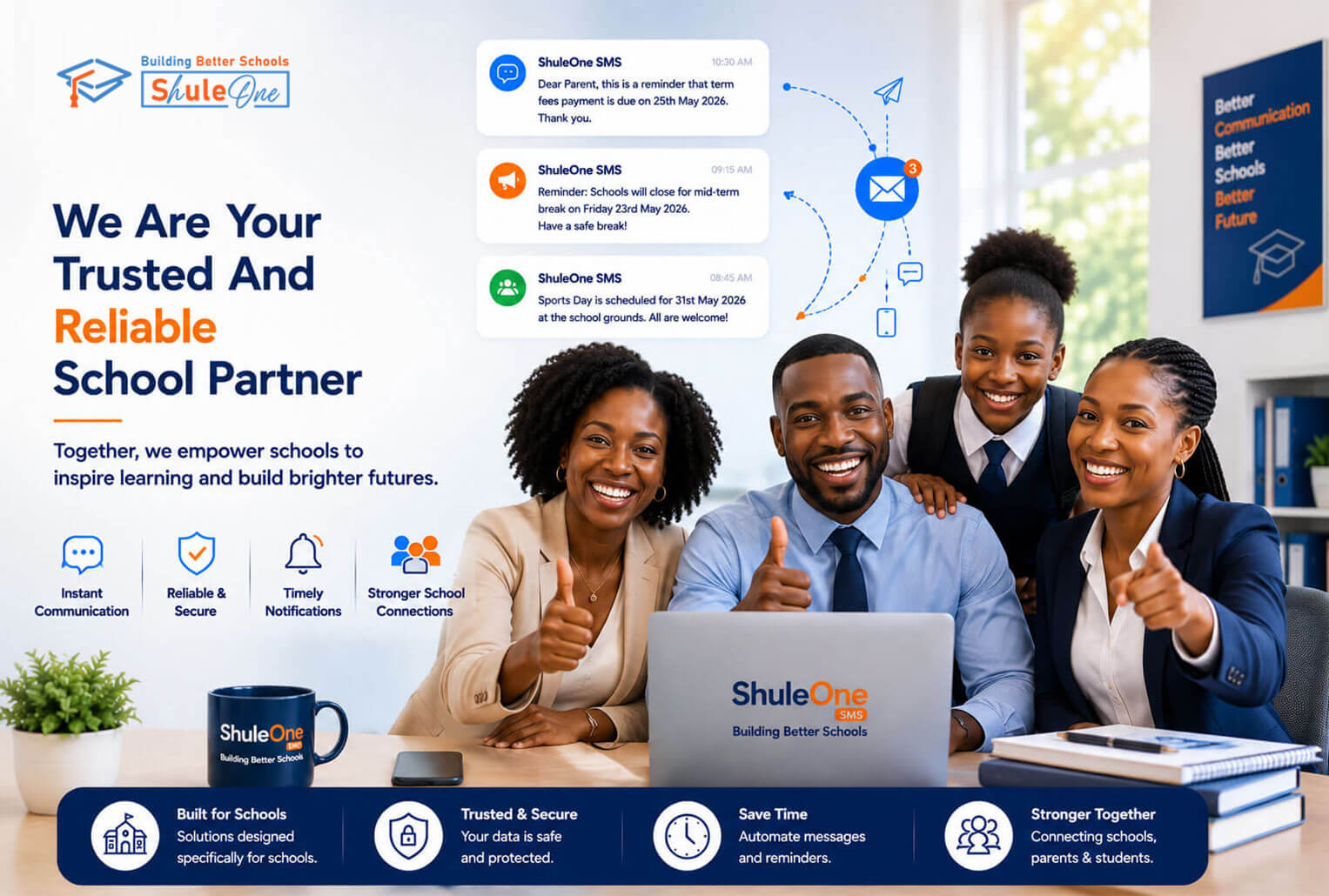 ShuleOne SMS communication